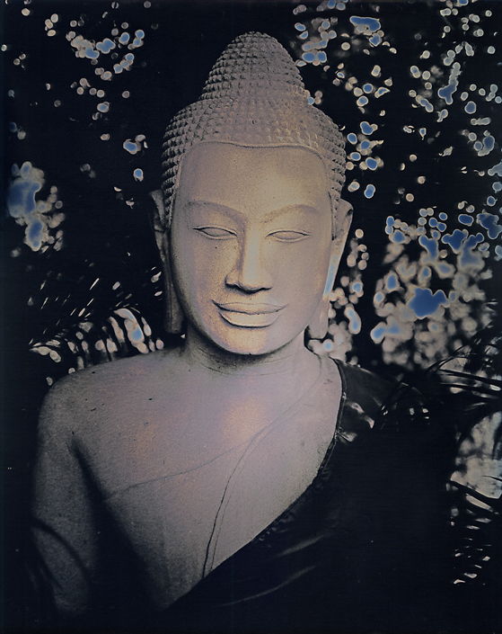 Binh Danh - Buddha of Phnom Penh #1, 2017, daguerreotype (exposed from an enlarger), 12 by 10 inches / 17 by 14.75 inches framed, edition of 3