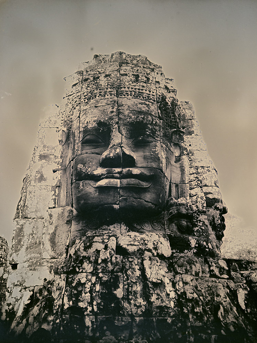 Binh Danh - Buddhas of Bayon #3, 2017, daguerreotype (exposed from an enlarger), 8 by 6 inches / 11.25 by 9.25 inches framed, edition of 3