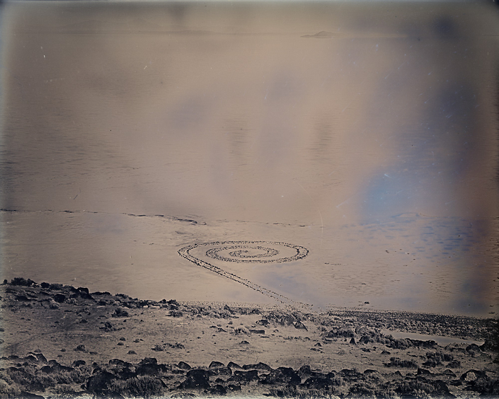Binh Danh - Spiral Jetty, Utah (#2) (SOLD), 2017, daguerreotype, 8 by 10 inches / 12.5 by 14.75 inches framed, unique