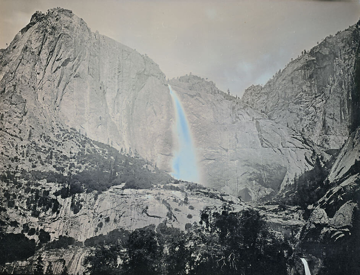 Binh Danh - Yosemite Falls, May 19, 2011 (SOLD), 2011, daguerreotype (in camera exposure), 6.5 by 8.5 inch plate