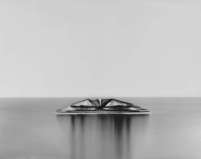 Damion Berger - M/Y Christina O (II), Ligurian Sea, 2013, pigment print on Baryta paper, Diasec mounted in artist's frame, 62.5 by 79 inches
