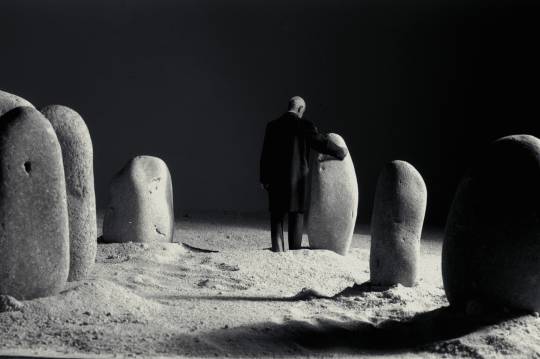 Gilbert Garcin - 49 - Idylle nocturne (Night romance), 1996, gelatin silver print, 8 by 12 inches, 12 by 16 inches, or 20 by 24 inches
