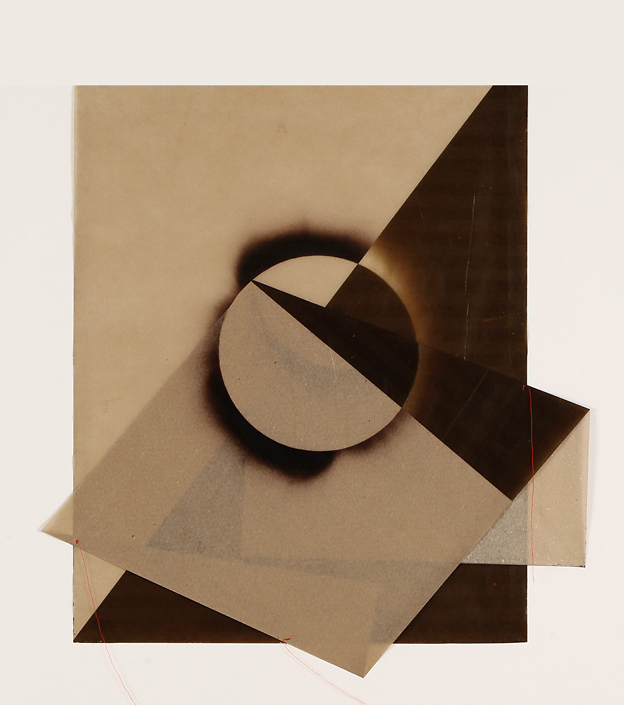 Luis González Palma - El Sol 3, 2017, digital printing on onion paper, collage, 35.25 x 31.25 framed, edition of 5