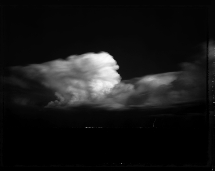 Mark Klett - Night Storm, Glendale, 10/93, 1993, pigment inkjet print, 30 by 40 inches