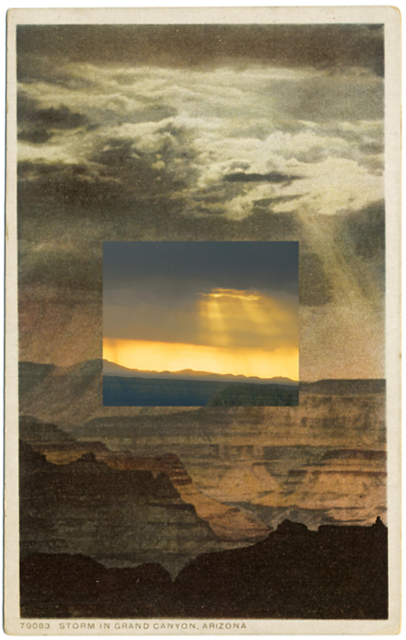 Mark Klett with Byron Wolfe - Point Sublime, 2010, pigment inkjet print, 5.5 by 3.5 inches