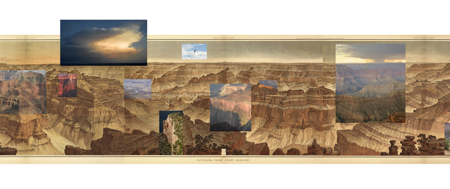 (Mark Klett with Byron Wolfe) Panorama from Point Sublime after William Holmes (1882-2007)