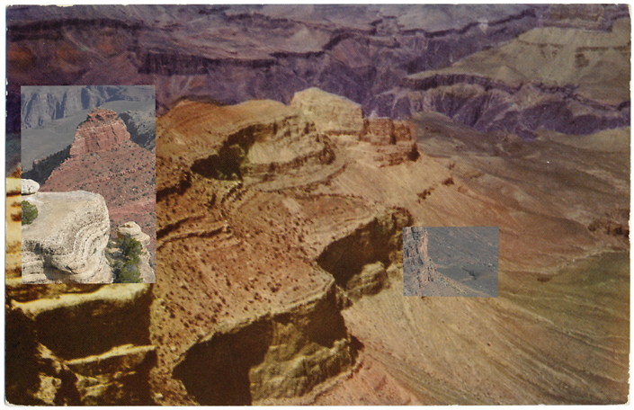 Mark Klett with Byron Wolfe - Yaki Point 1, 2010, pigment inkjet print, 3.5 by 5.5 inches