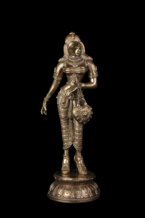 Siri Devi Khandavilli - Diva (detail), 2013, cast bronze, 11.5 by 4 by 4 inches