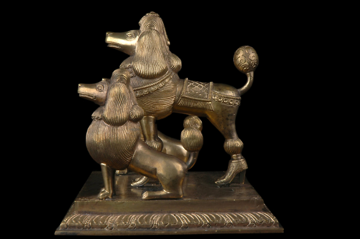 Siri Devi Khandavilli - Nayika (detail), 2013, cast bronze, 6.25 by 7.5 by 6.25 inches