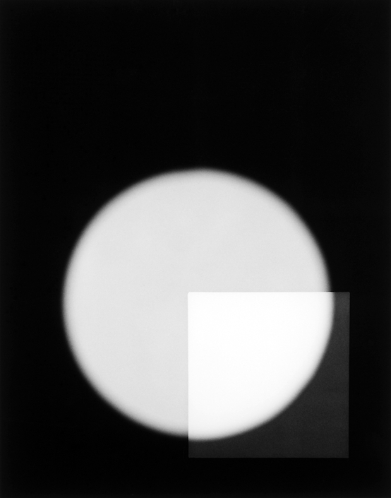 Philip Augustin - Negative #18-006-14 with photogram, 2018, gelatin silver print, 7 by 5.5 inches, edition of 3