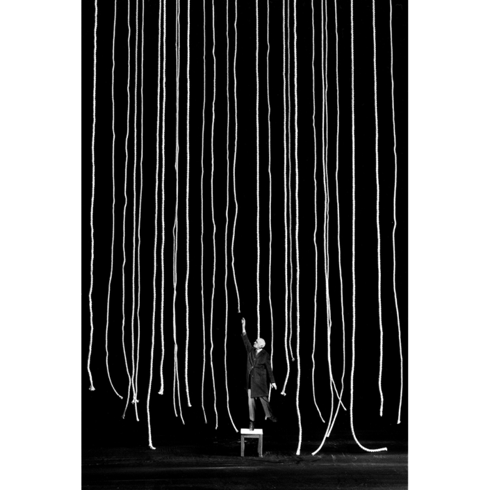 Gilbert Garcin - 291 - La convoitise (Covetousness), 2005, gelatin silver print, 12 by 8 inches, 16 by 12 inches, or 24 by 20 inches