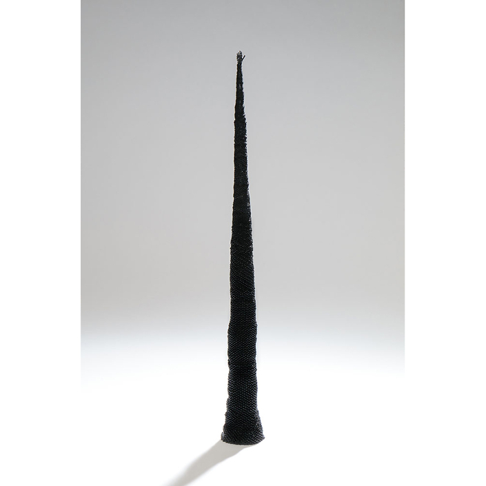 Sonya Clark - Reach 2 (SOLD), 2017, glass beads, 27.5 by 3.5 by 3.5 inches