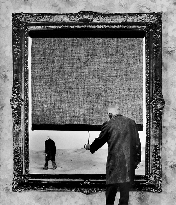 Gilbert Garcin - 121 - Fin (The end), 1999, gelatin silver print, 12 by 8 inches, 16 by 12 inches, or 24 by 20 inches