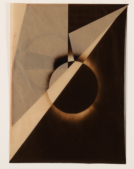 Luis González Palma - El Sol 2, 2017, digital printing on onion paper, collage, 35.25 x 31.25 framed, edition of 5