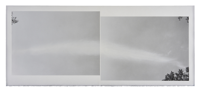 Marie Navarre - rending...mending, 2020, archival digital print on Surface Gampi, Rives BFK, 18.5 x 42.75 inches unframed