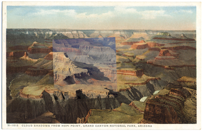 Mark Klett with Byron Wolfe - Cloud Shadows Hopi, 2010, pigment inkjet print, 3.5 by 5.5 inches