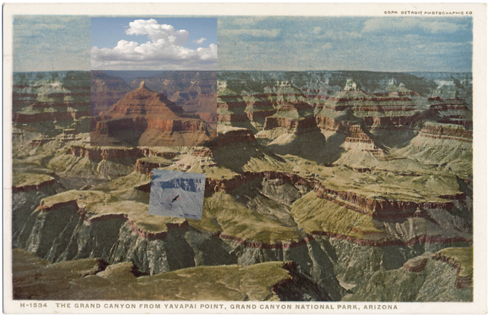 Mark Klett with Byron Wolfe - Yavapai H, 2010, pigment inkjet print, 3.5 by 5.5 inches