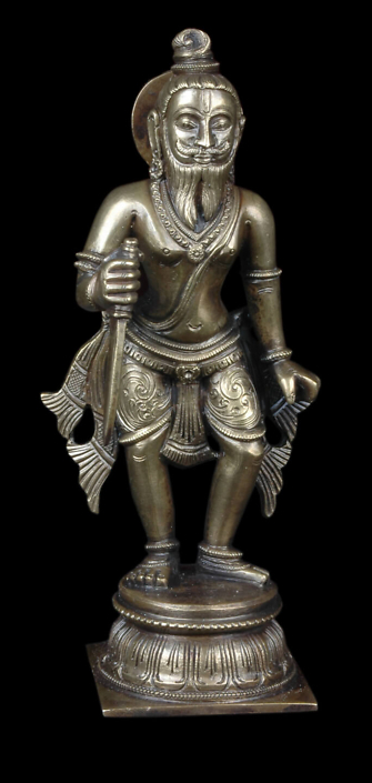 Siri Devi Khandavilli - Not in Anyone's Name: Figure 7, 2015, cast bronze. 7.25 by 2.25 by 4.5 inches, unique