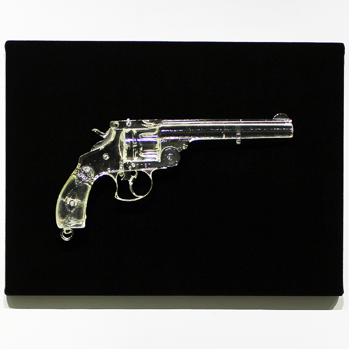 Reynier Leyva Novo - The Desire to Die for Others: Revolver: Calixto Garcia Iniguez (detail), 2012, cast in polyester resin from original object, 11.5 by 6 by 2 inches, Belonged to Major General Calixto García Iñiguez