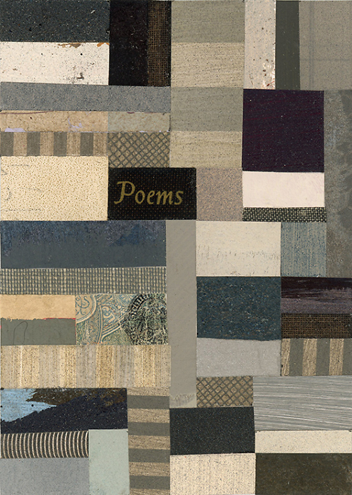 Andy Burgess - Poems, 2024, vintage ephemera collage, 5 by 3.5 inches